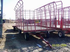 H & S BTR4D Bale Wagons and Trailer