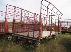 H & S BTR4D Bale Wagons and Trailer