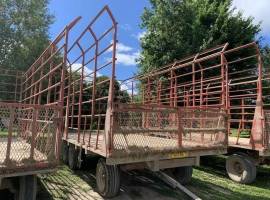 Meyer 9X18 Bale Wagons and Trailer