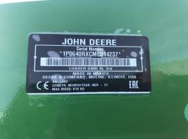 2022 John Deere 640R Front End Loader