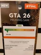 2022 Stihl GTA26 Lawn and Garden