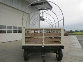 2021 Stoltzfus 7x16 Bale Wagons and Trailer