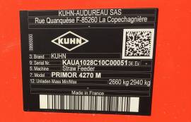 2019 Kuhn Primor 4270 M Bale Processor