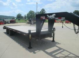 2016 Mustang 81/2 X 25' GN FLATBED TRAILER Flatbed