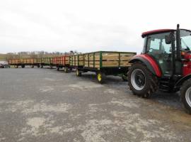 2022 Stoltzfus 8.5X24 Bale Wagons and Trailer