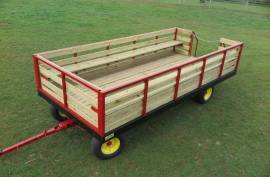 2022 Stoltzfus 8.5x20 Bale Wagons and Trailer