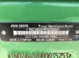 2011 John Deere 7460 Cotton Equipment