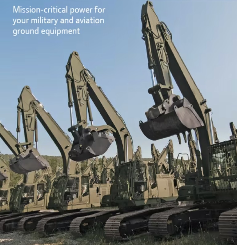 John Deere 240D LCR Military Excavator
